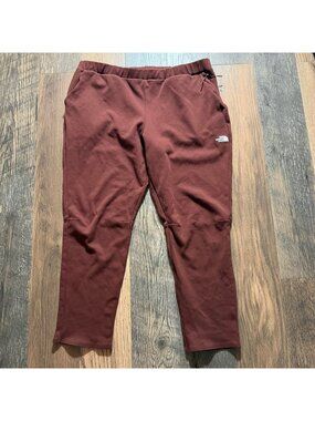 The North Face City Standard Double Knit Sweatpants Women's Plus Size XXL Brown